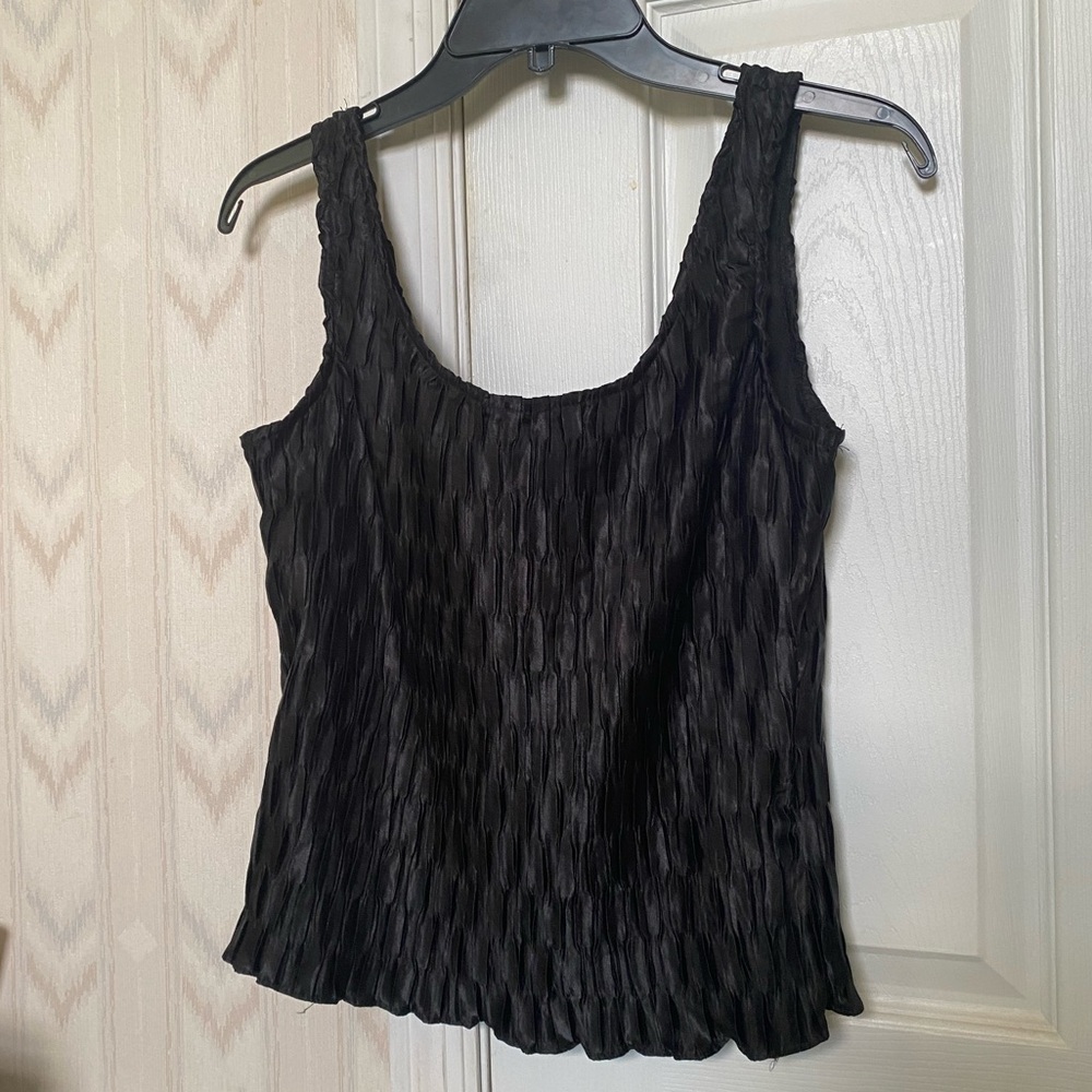 Cachet black tank top